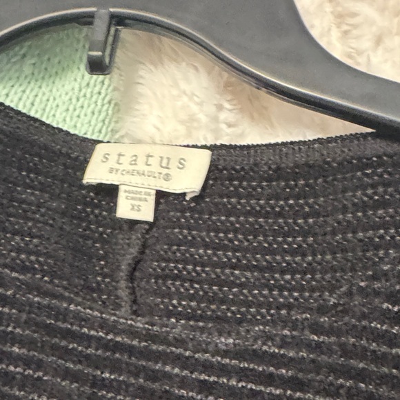 Status Black Ribbed Sweater - Picture 4 of 5